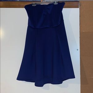 Blue cocktail dress